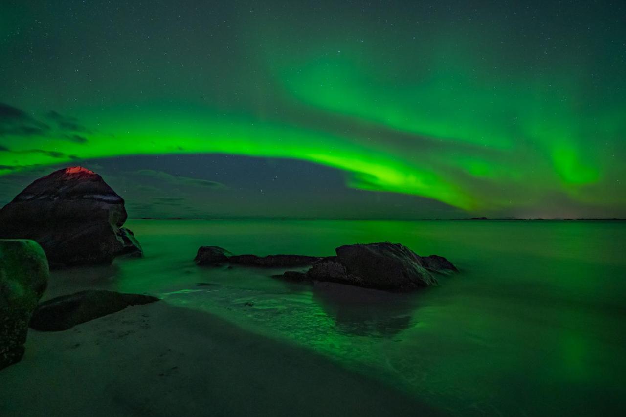 Feriehus Med Flott Havutsikt Ved Hauklandstranden レクネス エクステリア 写真
