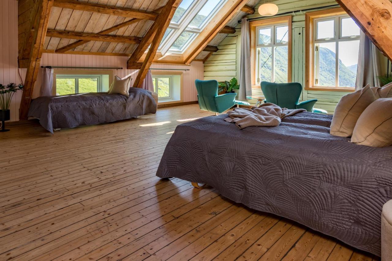 Feriehus Med Flott Havutsikt Ved Hauklandstranden レクネス エクステリア 写真