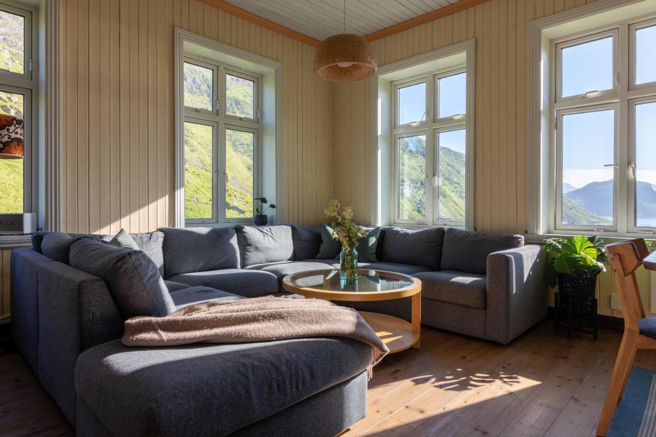 Feriehus Med Flott Havutsikt Ved Hauklandstranden レクネス エクステリア 写真