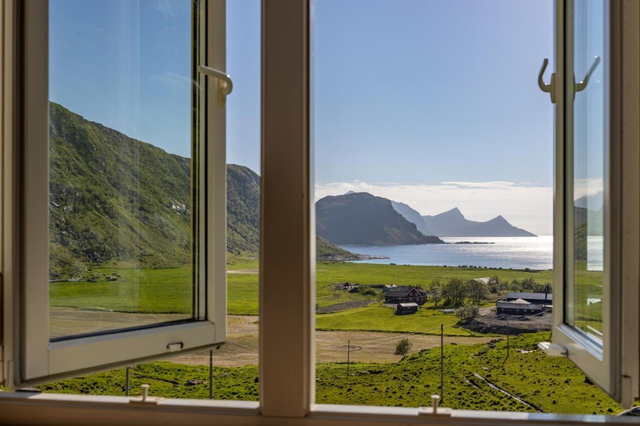 Feriehus Med Flott Havutsikt Ved Hauklandstranden レクネス エクステリア 写真