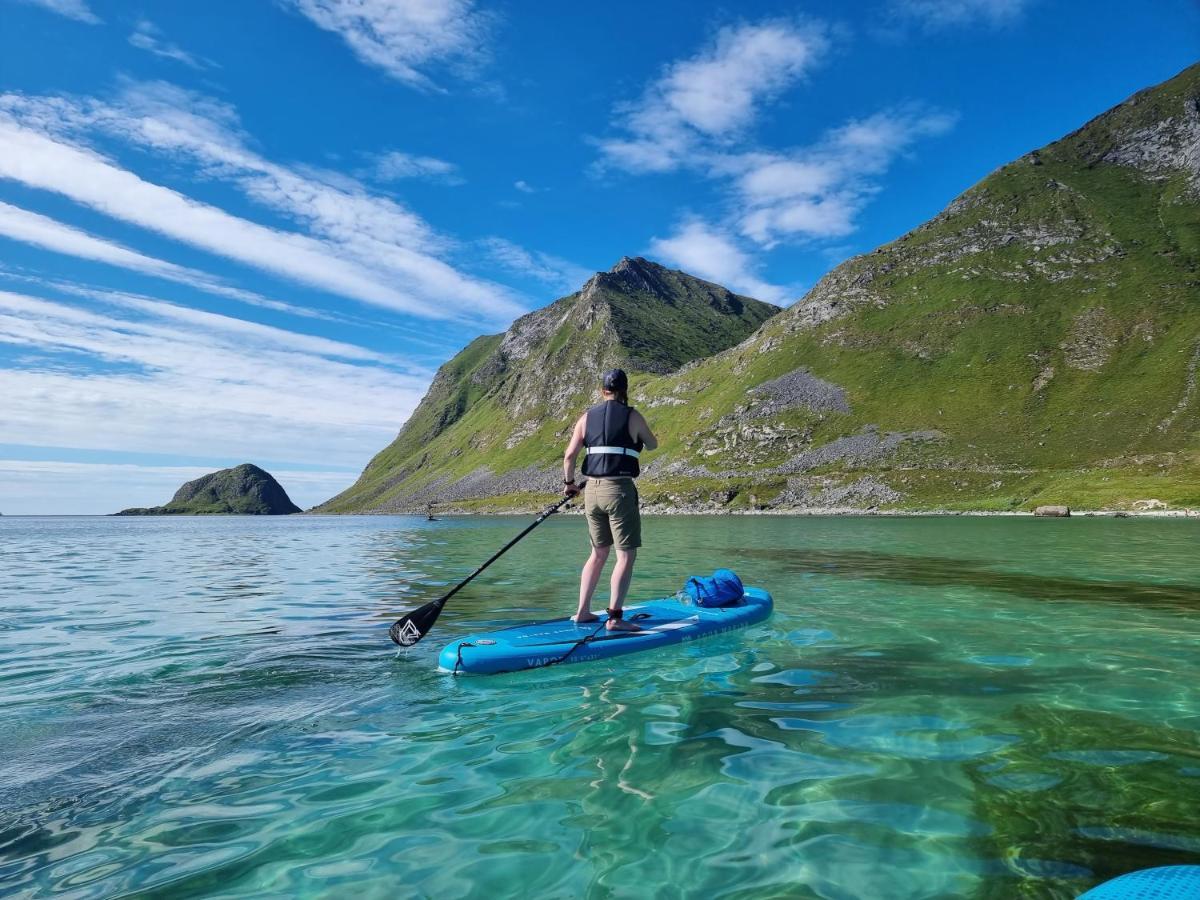 Feriehus Med Flott Havutsikt Ved Hauklandstranden レクネス エクステリア 写真